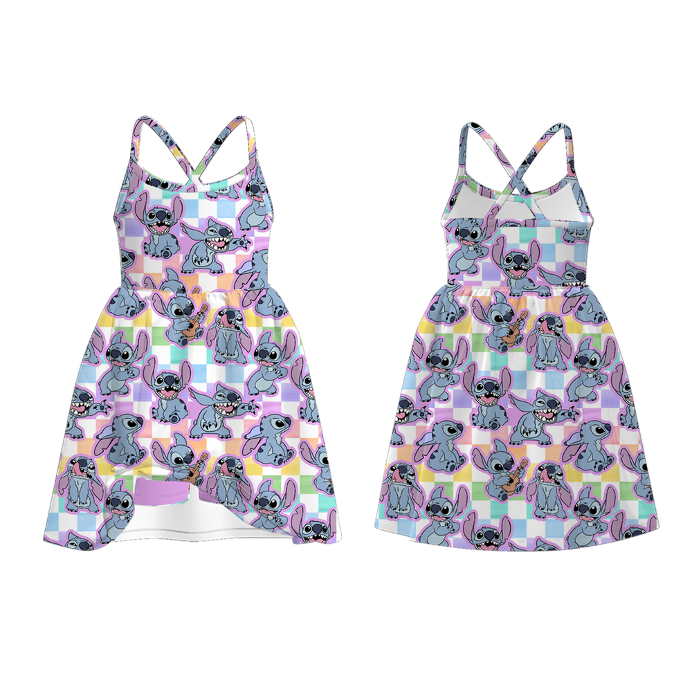 Girls dress with built in shorts