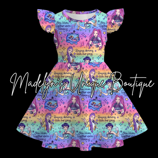 Kids twirl dress