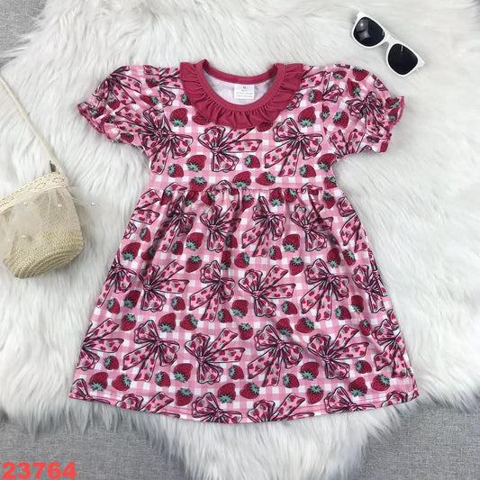 Strawberry bow Dress