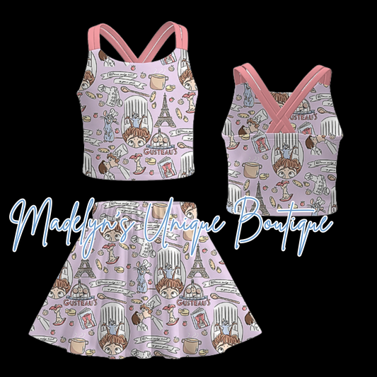 Girls skort set