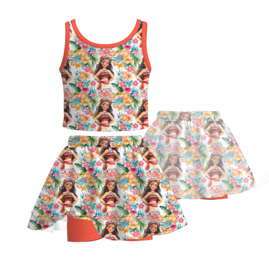 Girls skort set