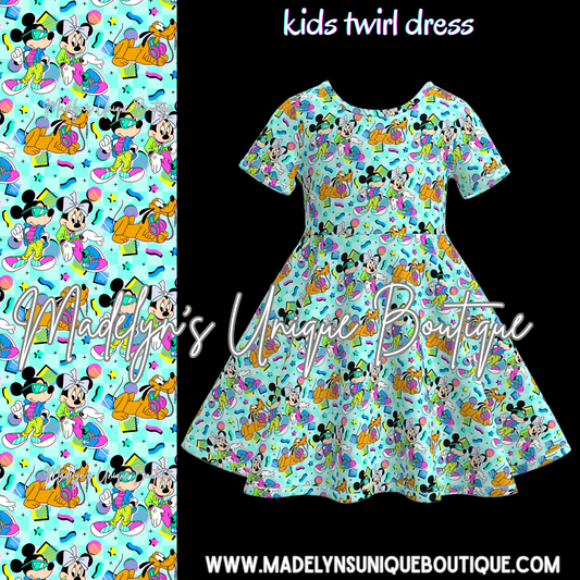 Girls twirl dress