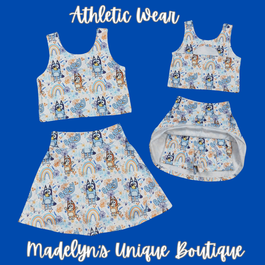 Magic heeler athletic set with built in shorts