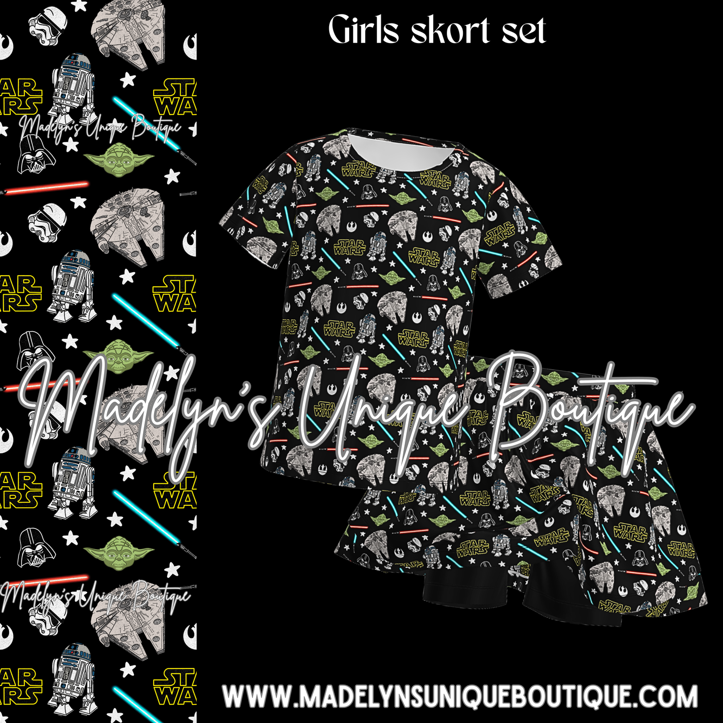 Girls skort set