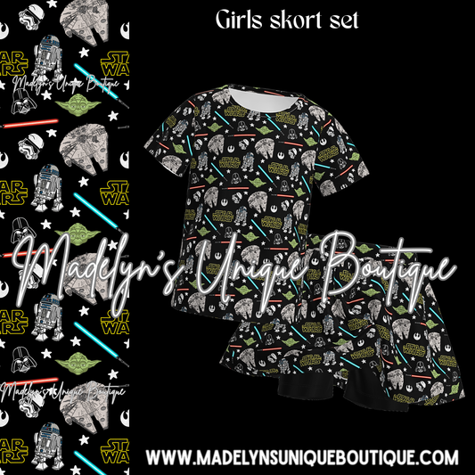 Girls skort set