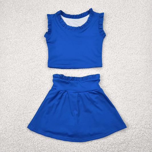 sports athletic set with shorts built in