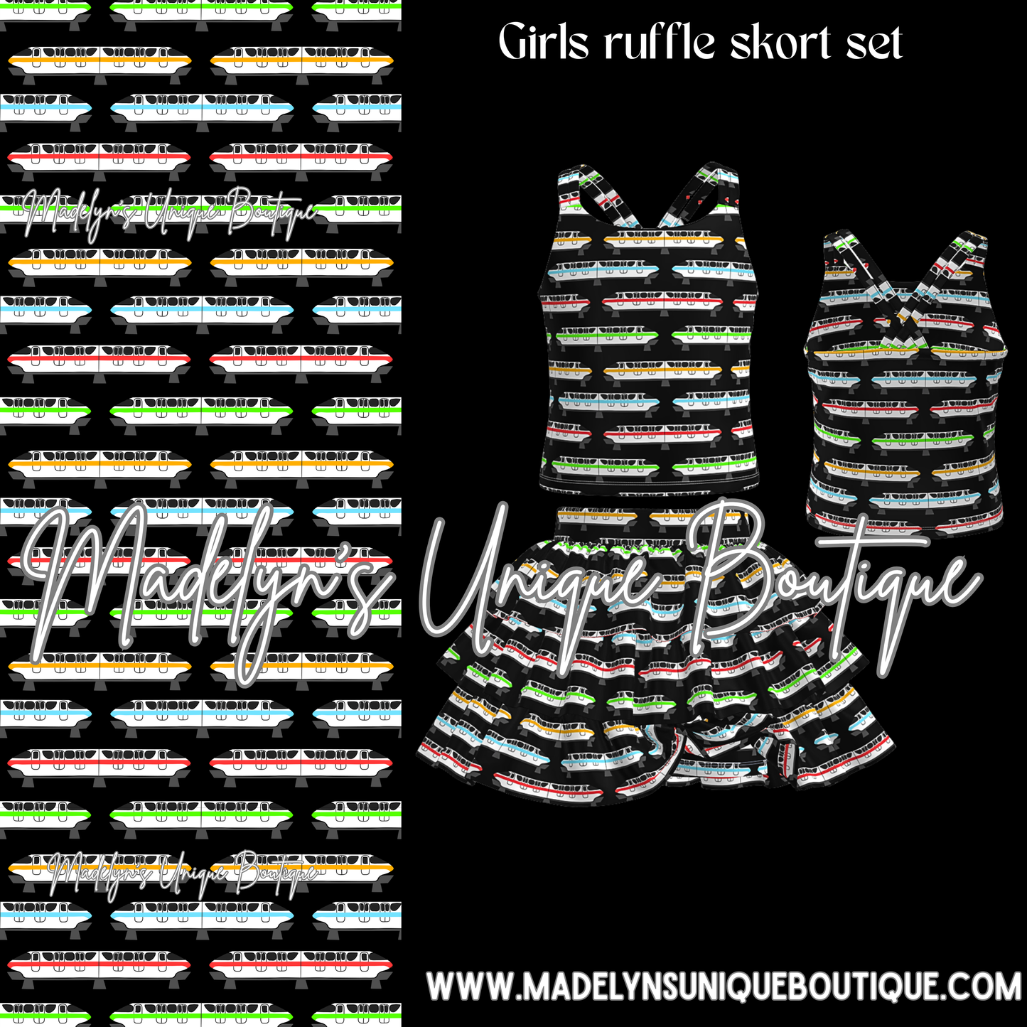 Girls skort set