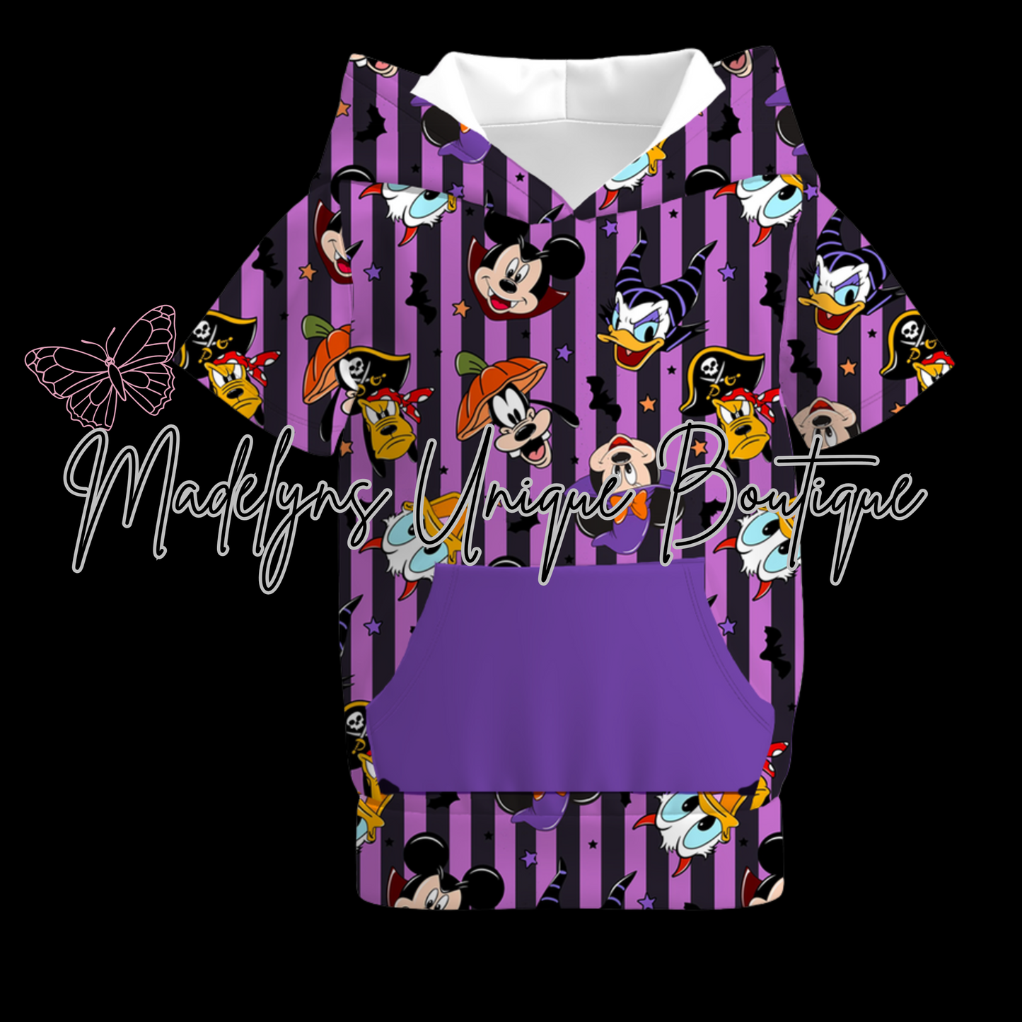 Unisex hooded kids shirt “Haunted on main”