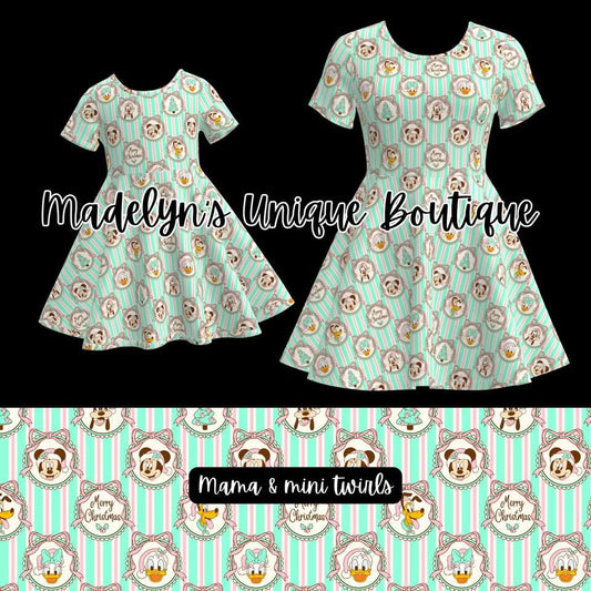 Women’s Christmas twirl dress with pockets