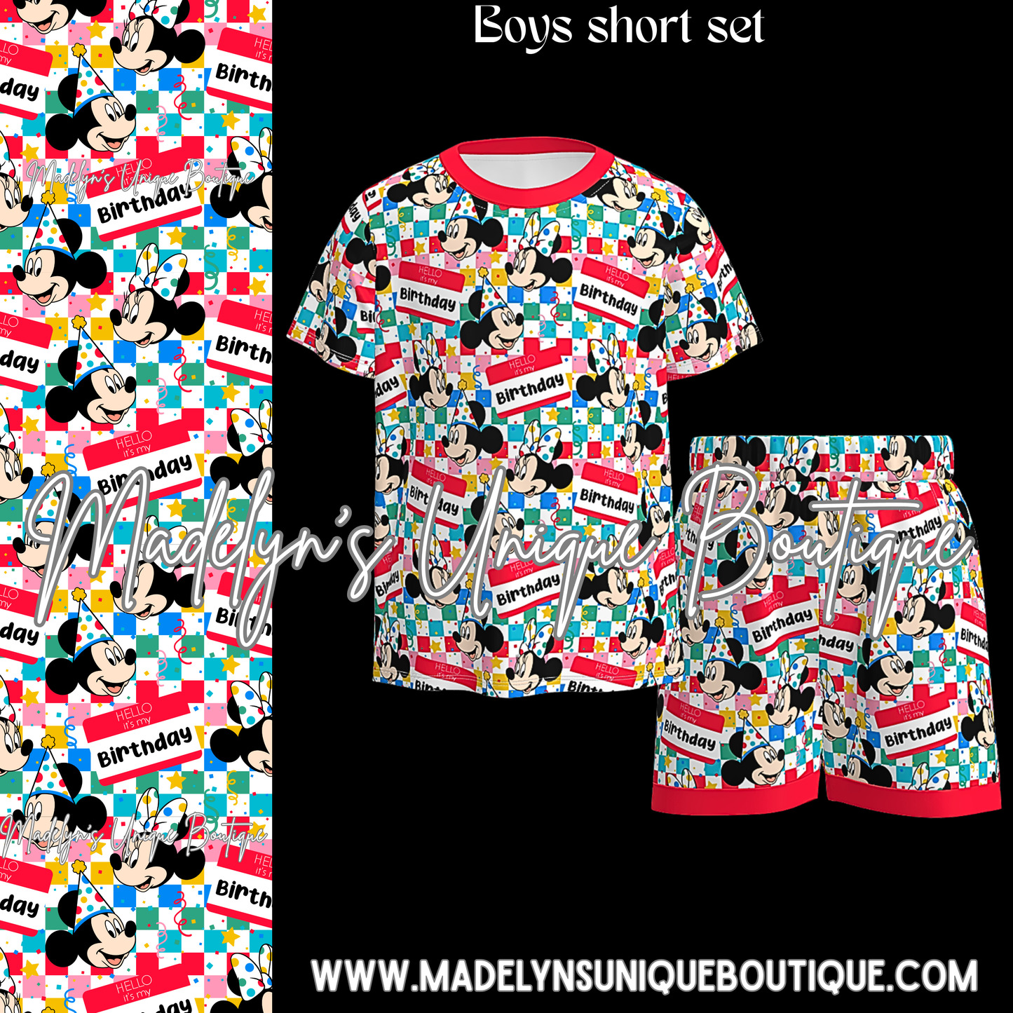Unisex short set