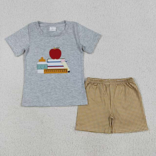 Back to school embroidered
