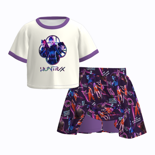 Kpop skort set