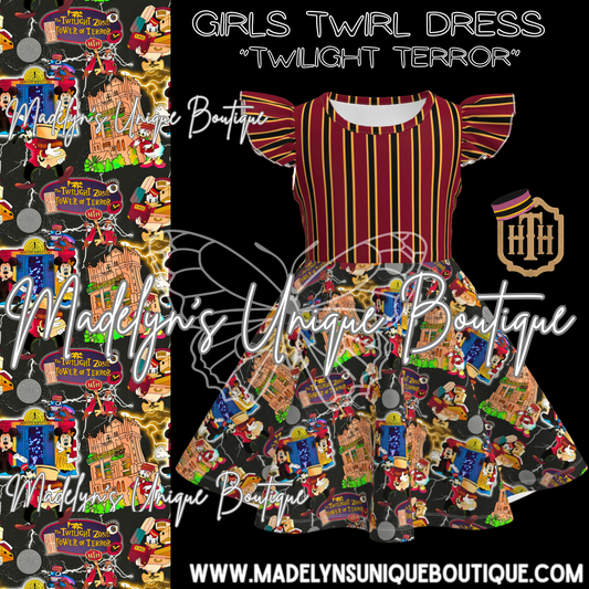 Girls twirl dress “Twilight Terror”