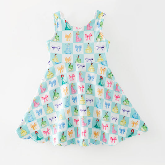 Girls scalloped dress