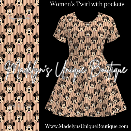 Women’s twirl dress with pockets