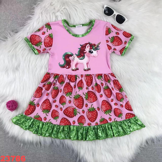 Strawberry unicorn dress