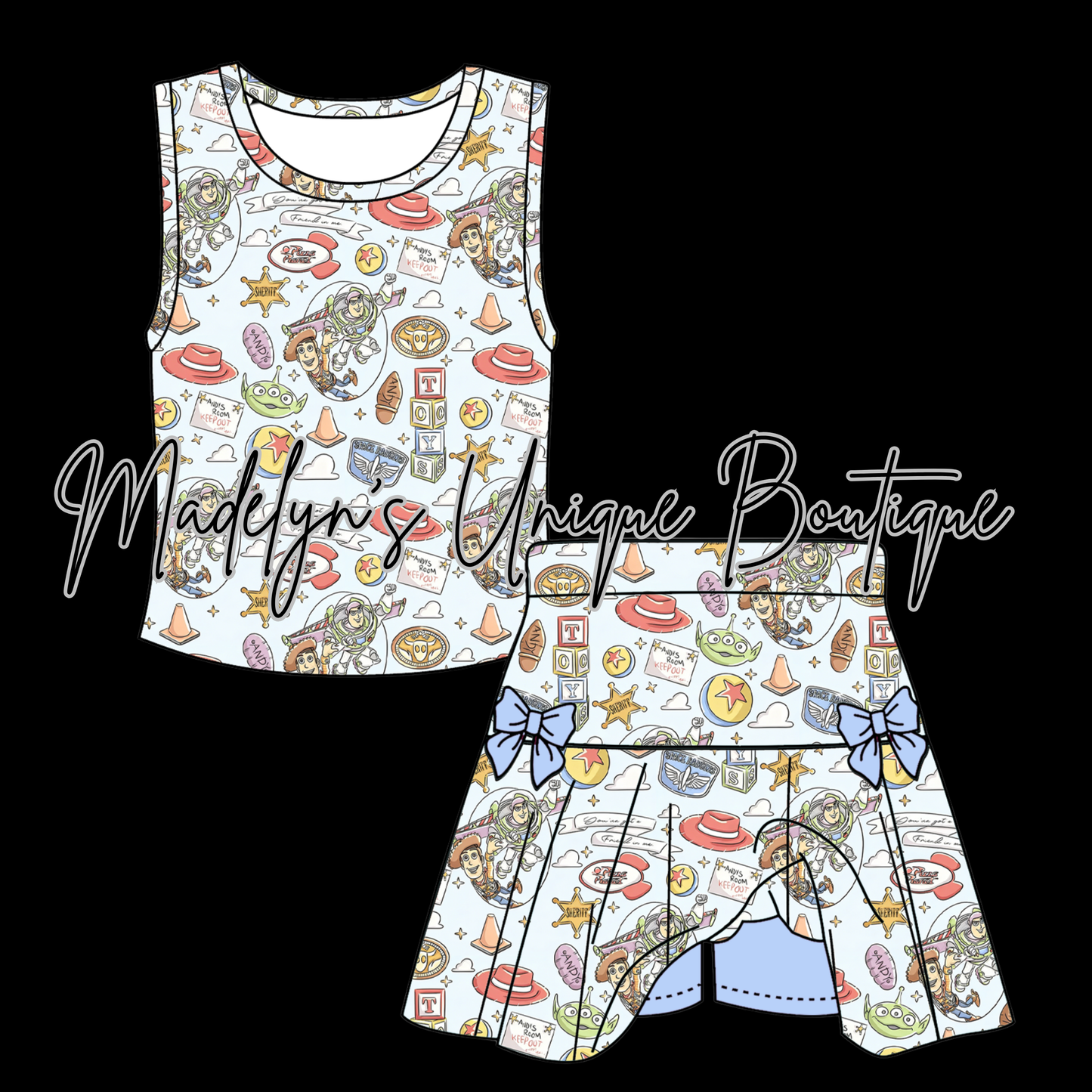 Girls skort set