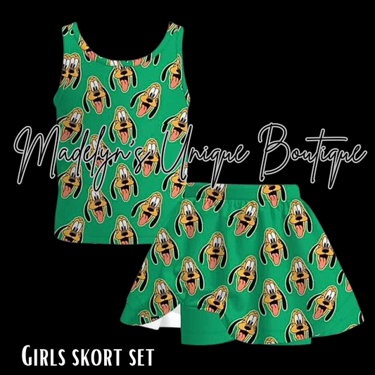 Girls skort set