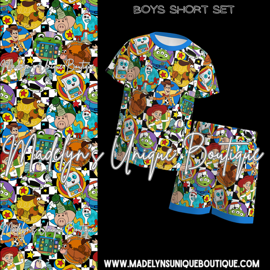 Boys short set “Toybox takeover”