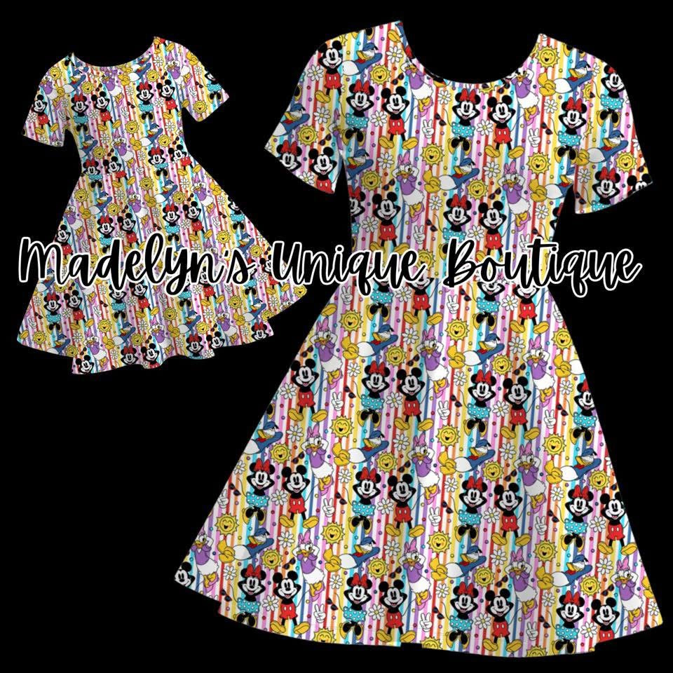 Women’s twirl dress with pockets