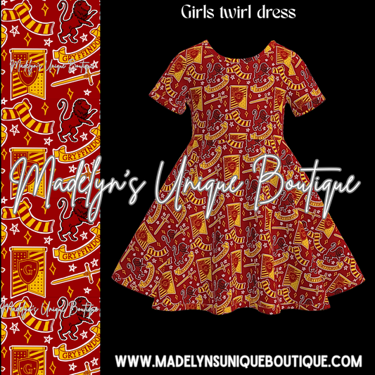 Girls twirl dress