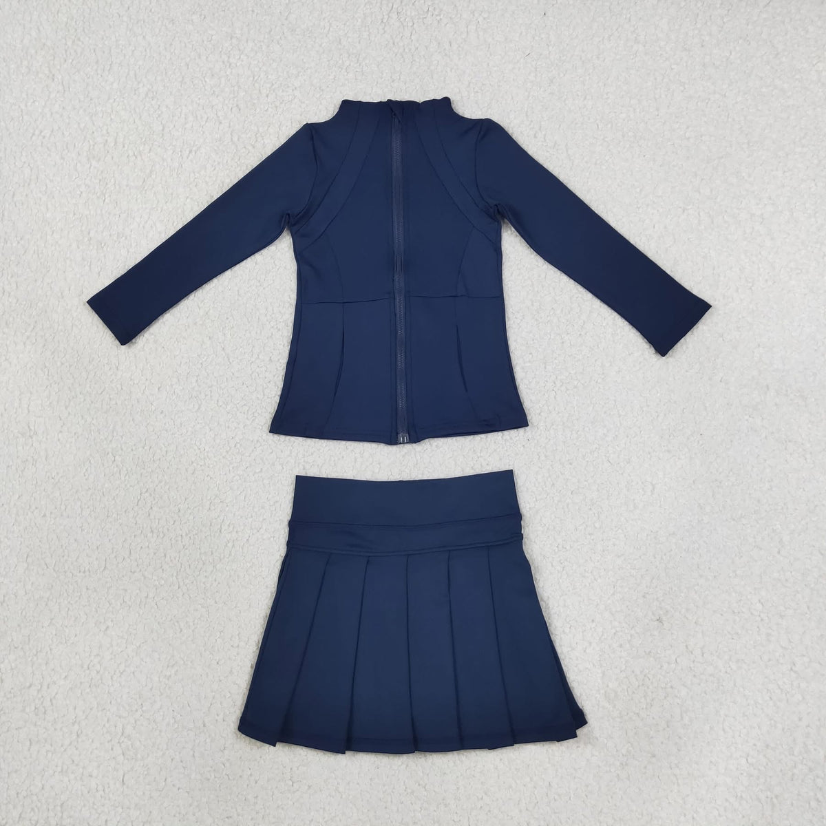 Girls athletic skort & jacket set
