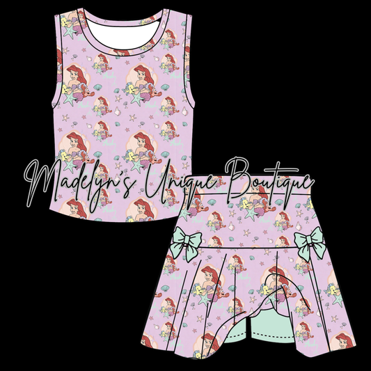 Girls skort set