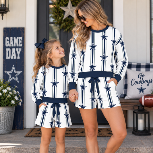 Mama and mini football sets