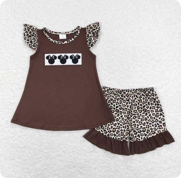 Girls embroidered set