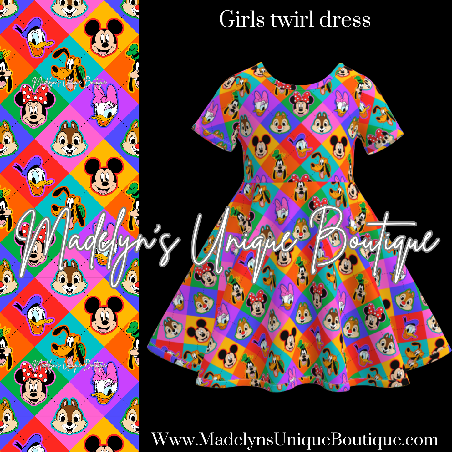 Girls twirl dress
