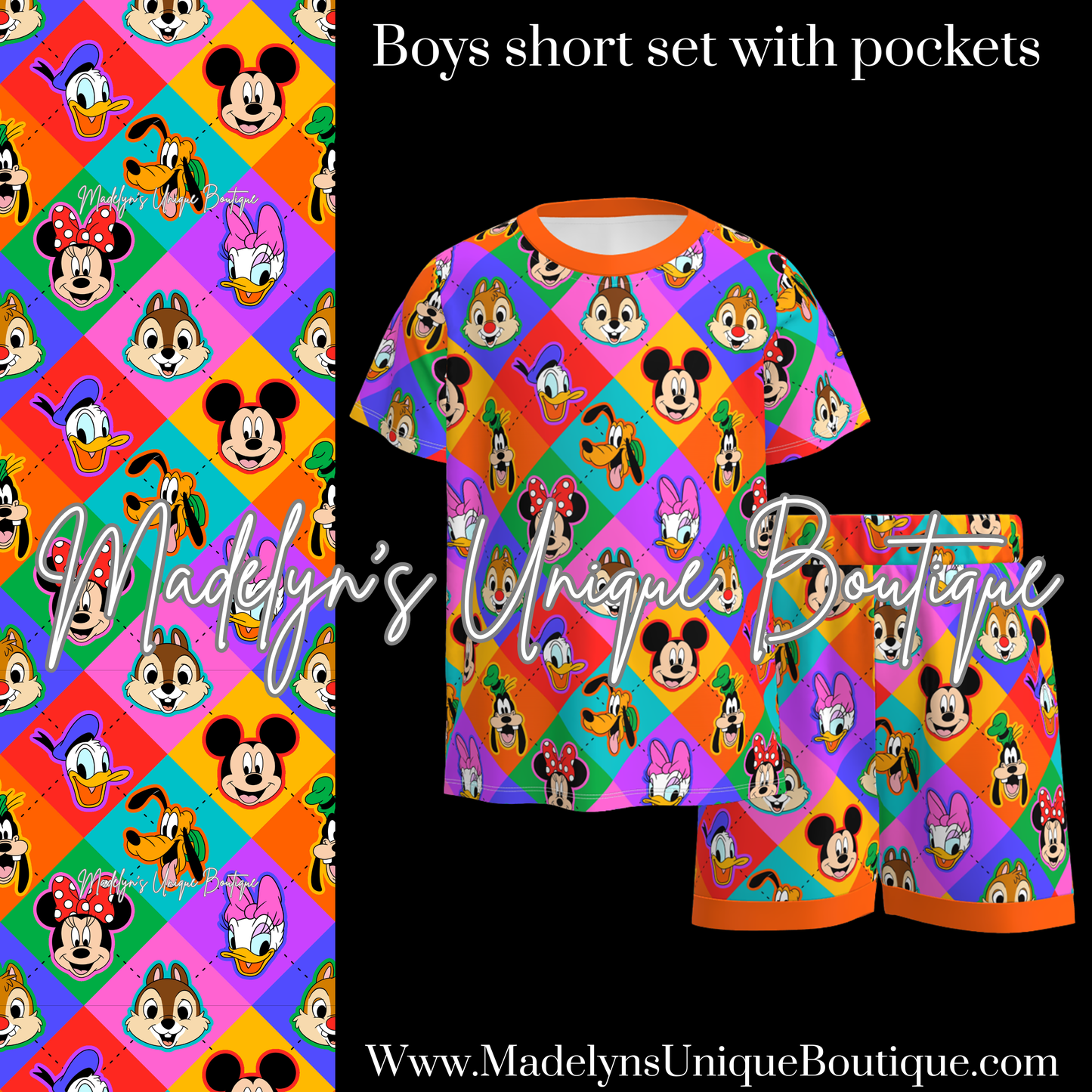 Boys short set
