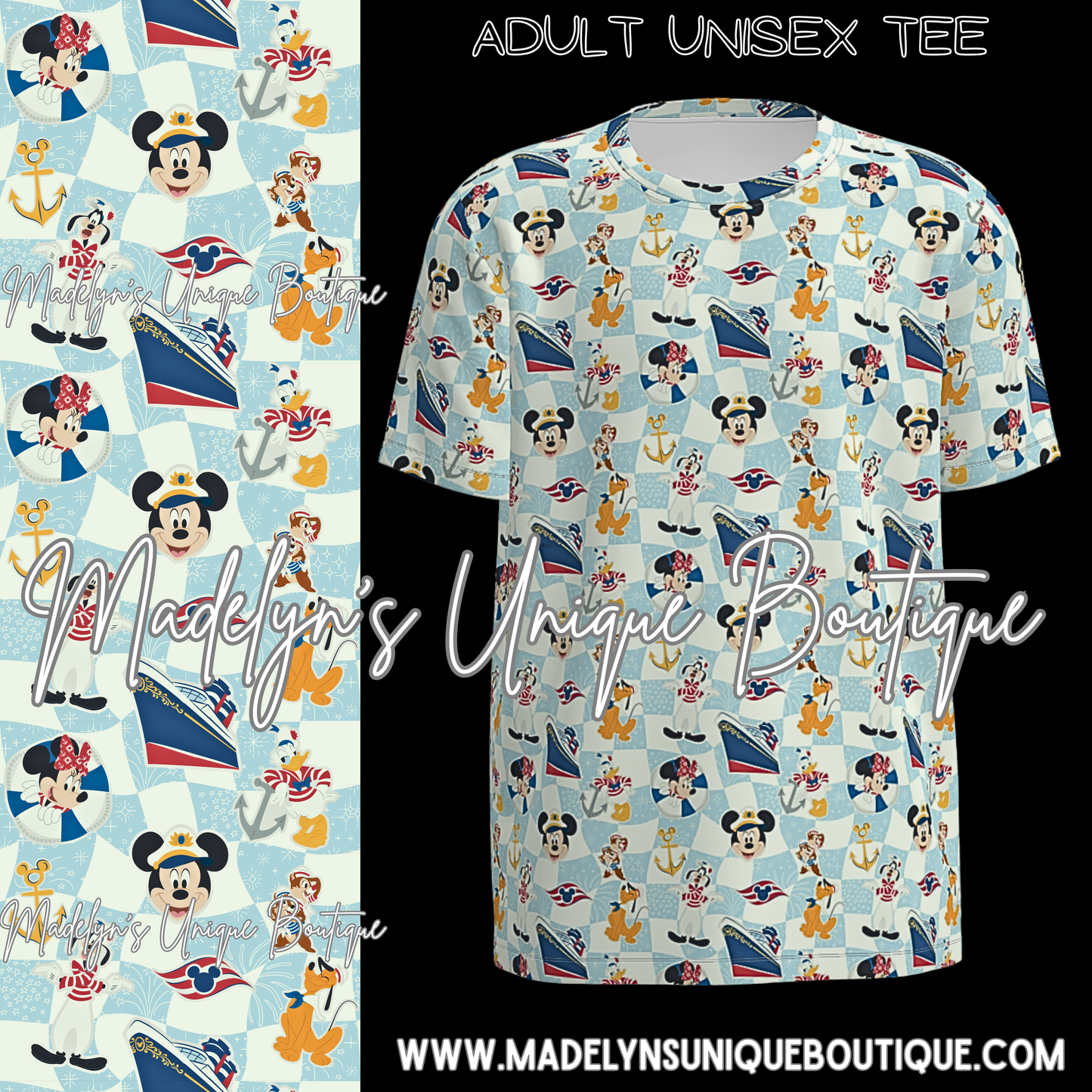 Unisex tee adult cruise