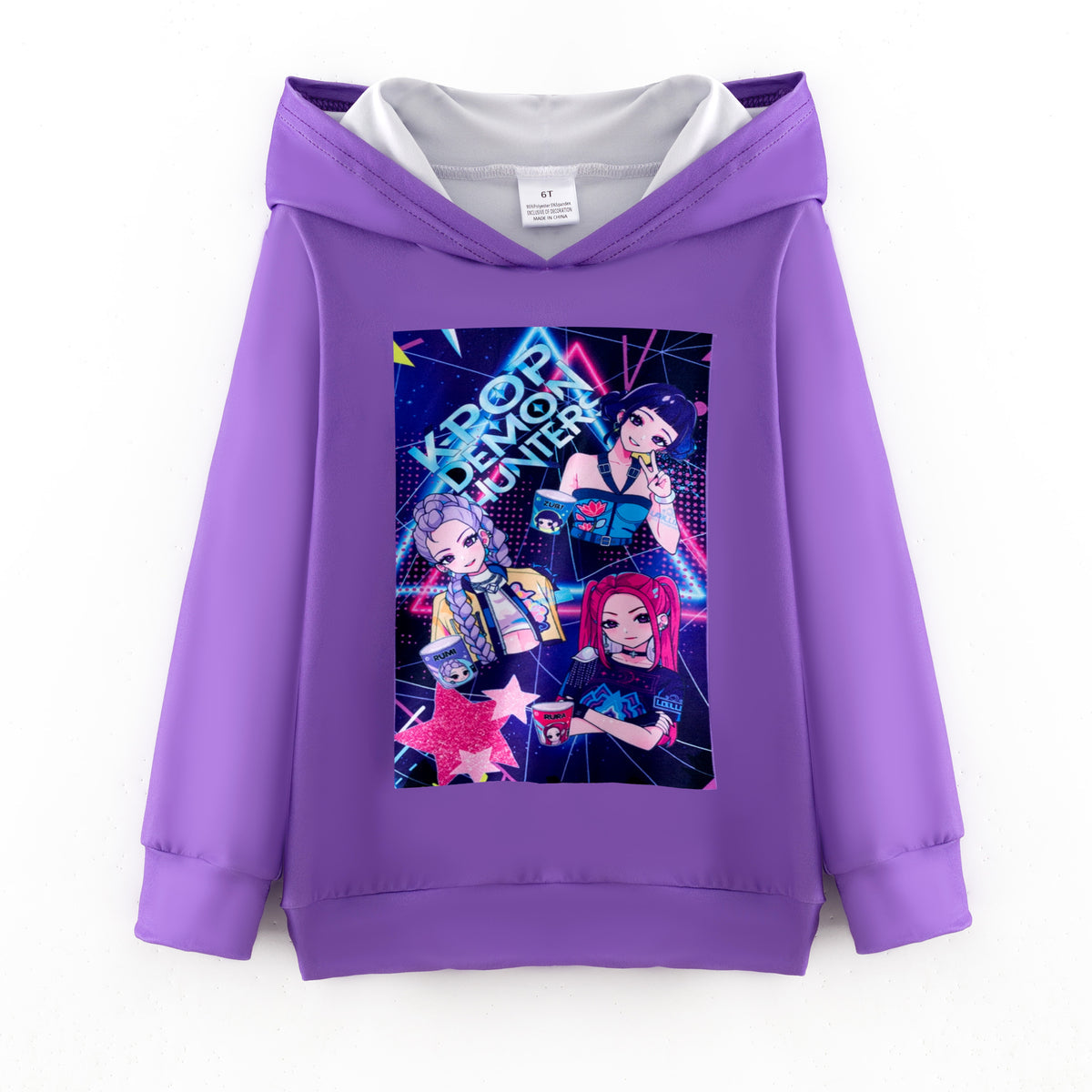 Kpop lightweight hoodie purple