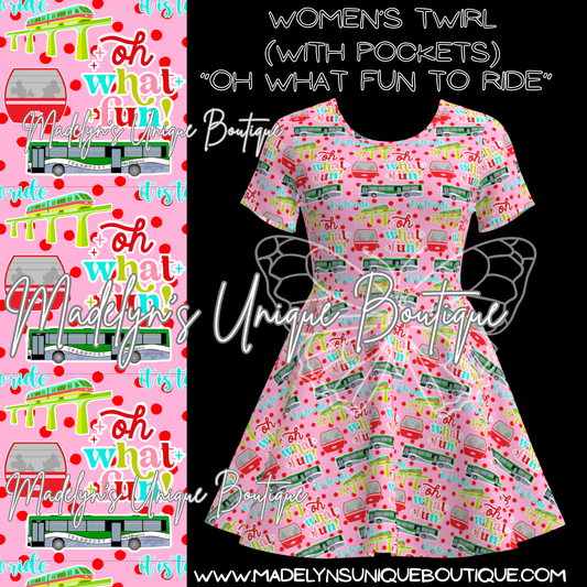 Women’s twirl dress with pockets