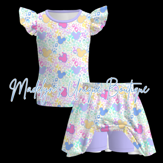 Girls skort set