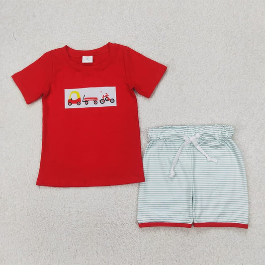 Embroidered vintage toy set