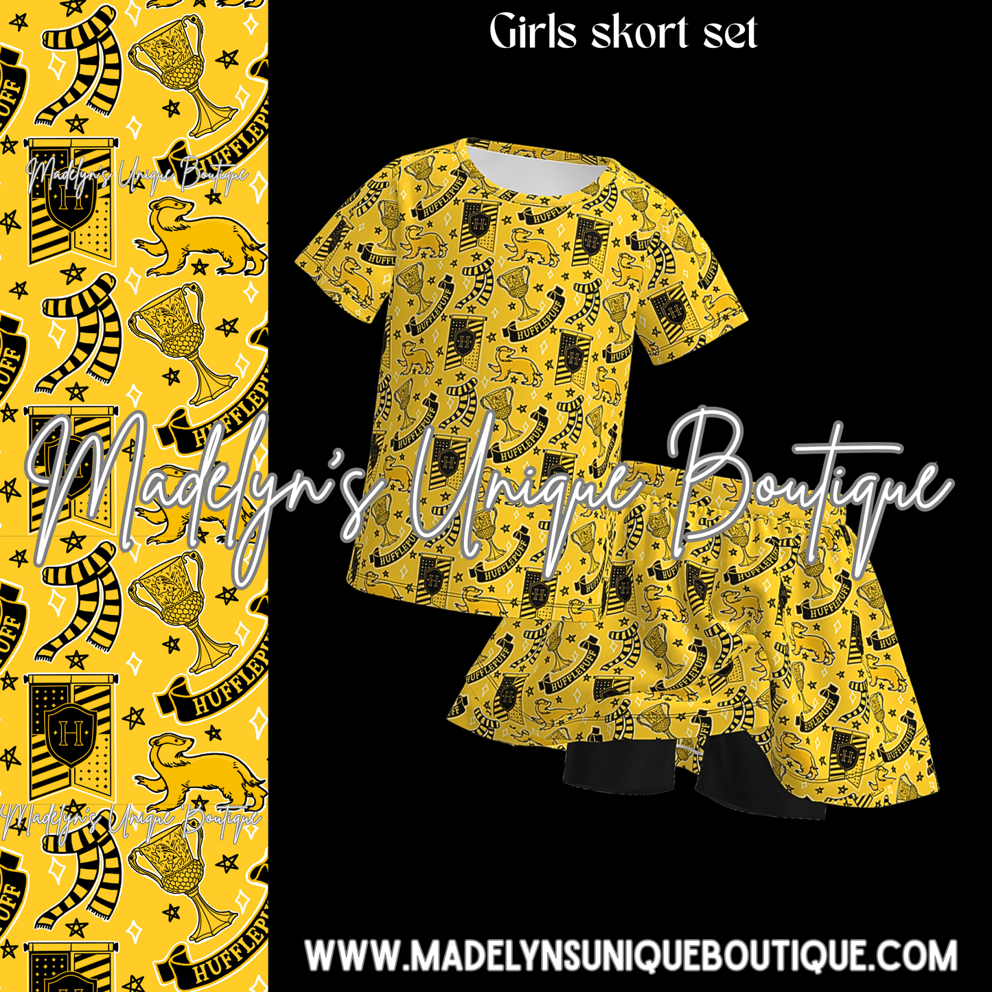 Girls skort set