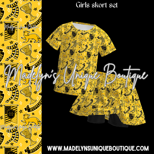 Girls skort set