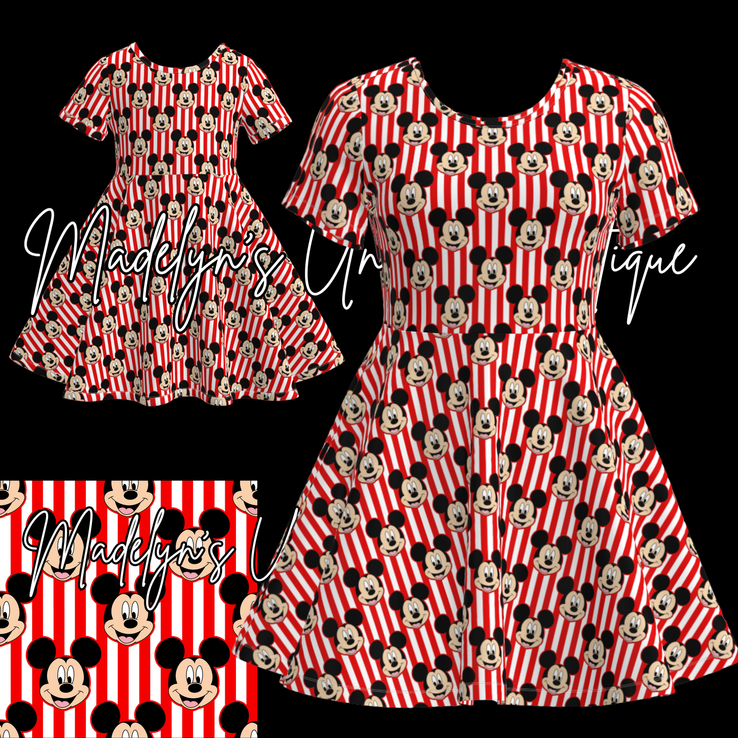 Women’s twirl dress with pockets