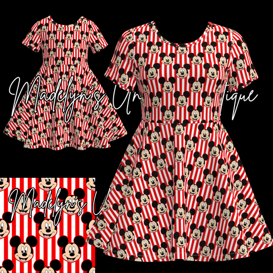 Women’s twirl dress with pockets