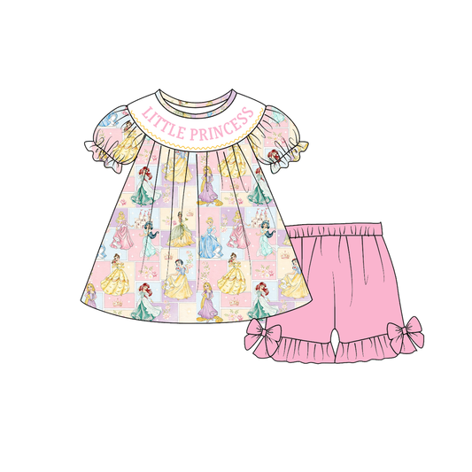 Little Princess smocked short set