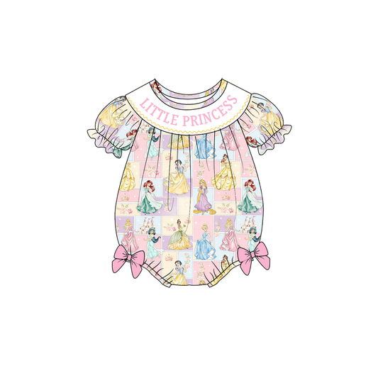 Smocked Princess romper