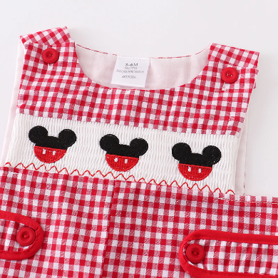 Gingham romper