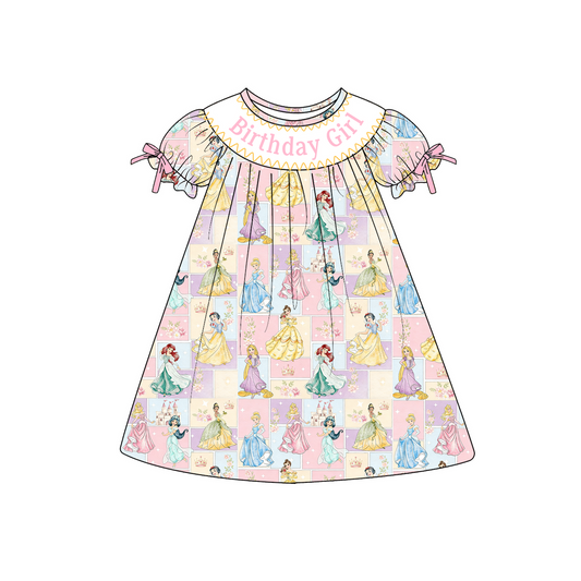 Smocked birthday dress