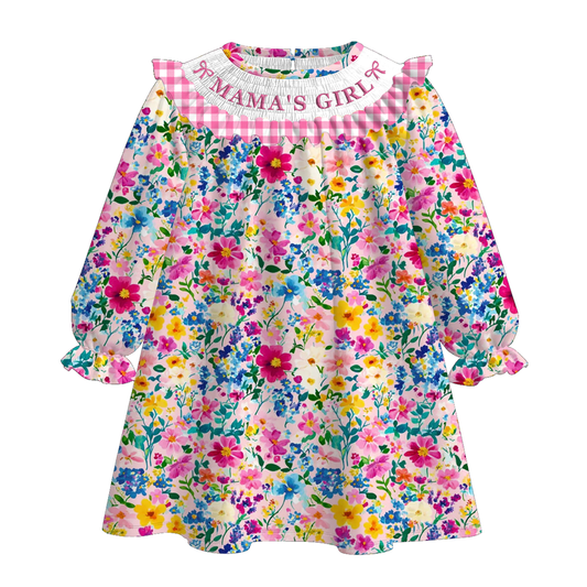 Mamas girl smocked short set