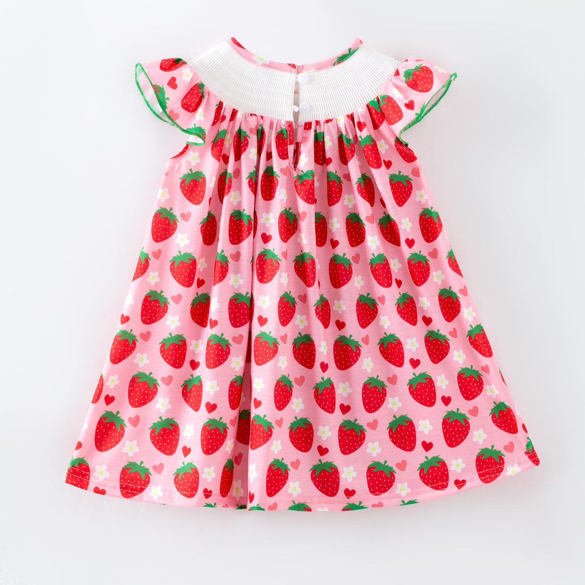 Strawberry smocked dress