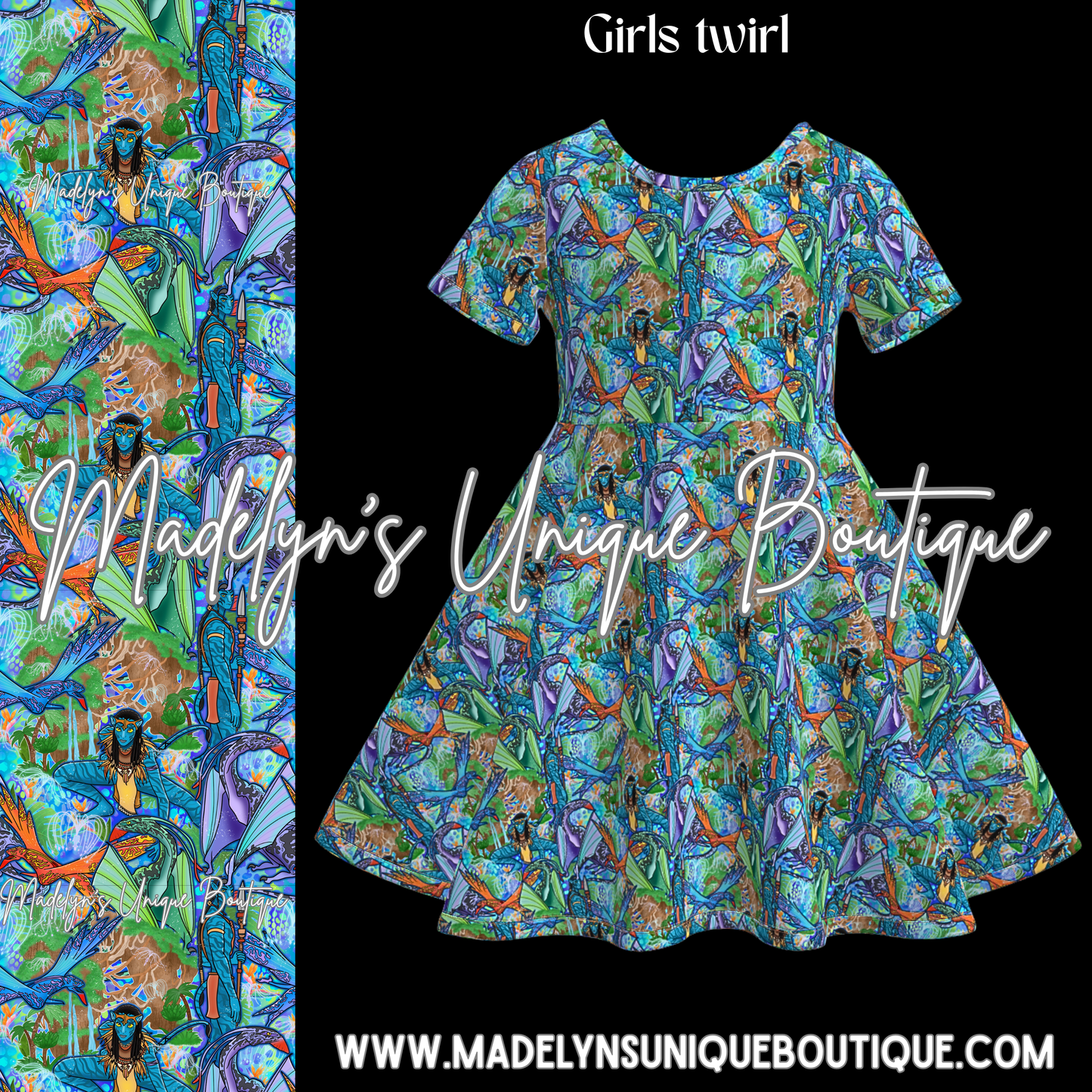 Girls twirl dress