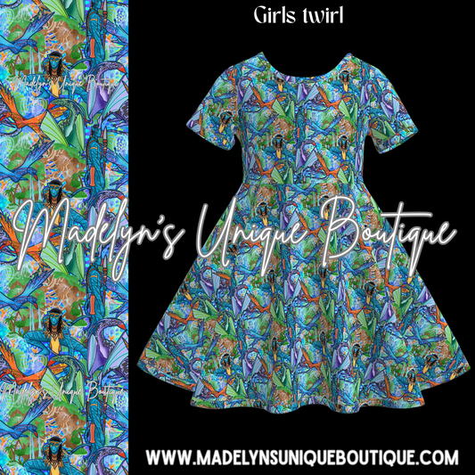 Girls twirl dress