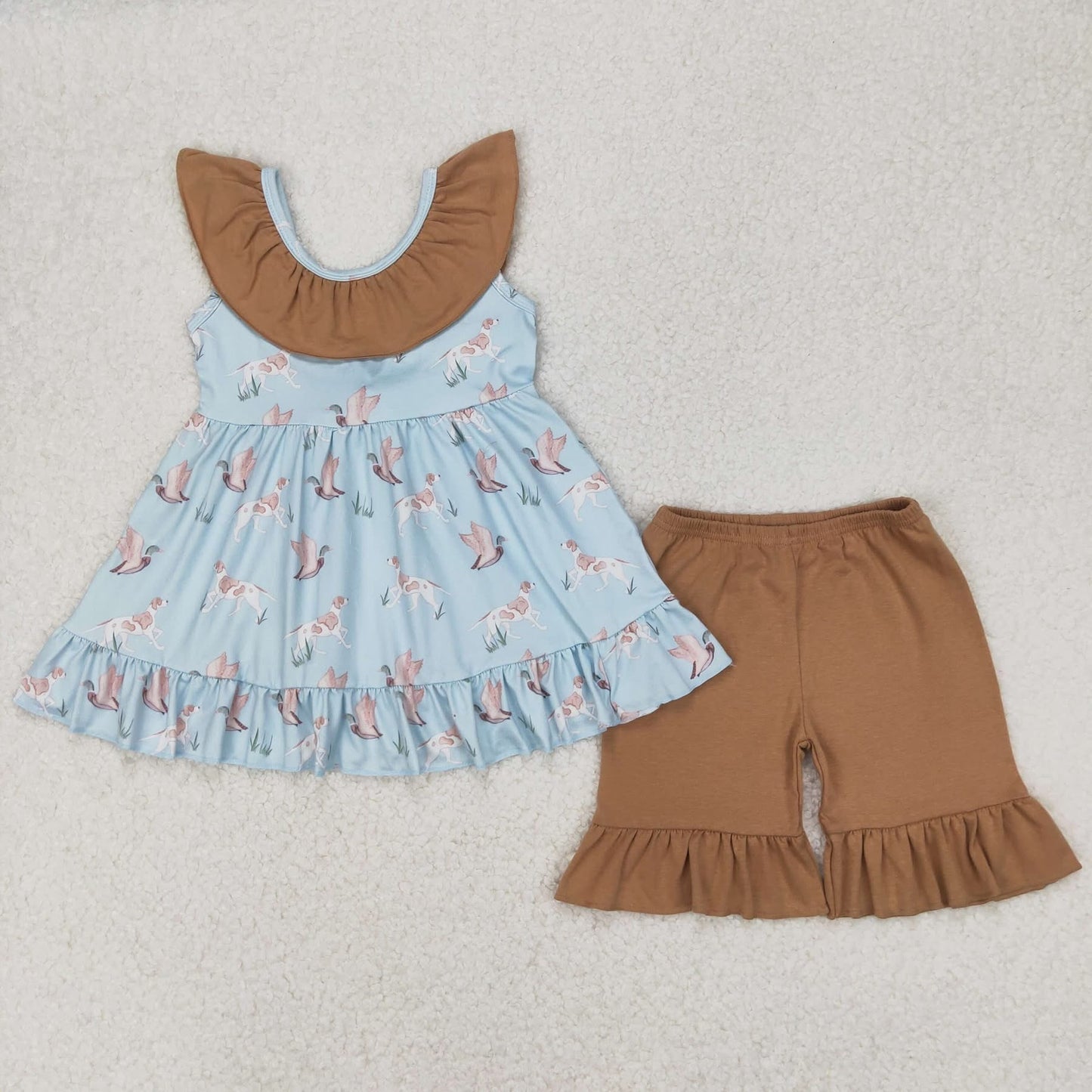 Girls bow back back set