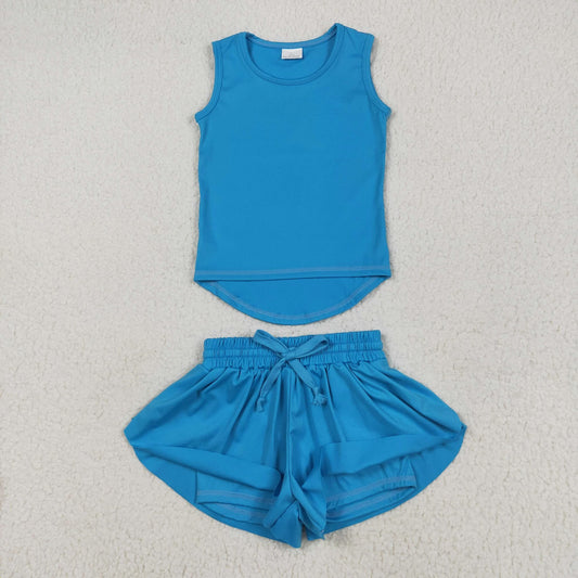 athletic set with shorts built in